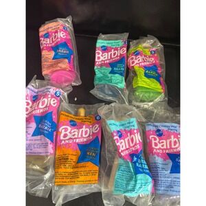 Vintage 1994 McDonalds Happy Meal Barbie and Friends Figurines Set of 7 NIP